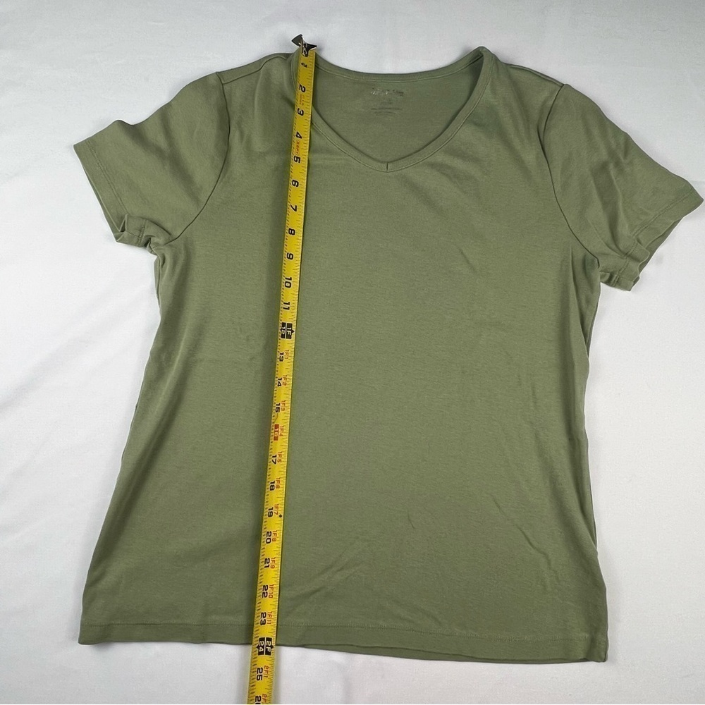White Stag - Women’s Short Sleeve Shirt - Medium (8-10) - Army Green - Picture 2 of 7